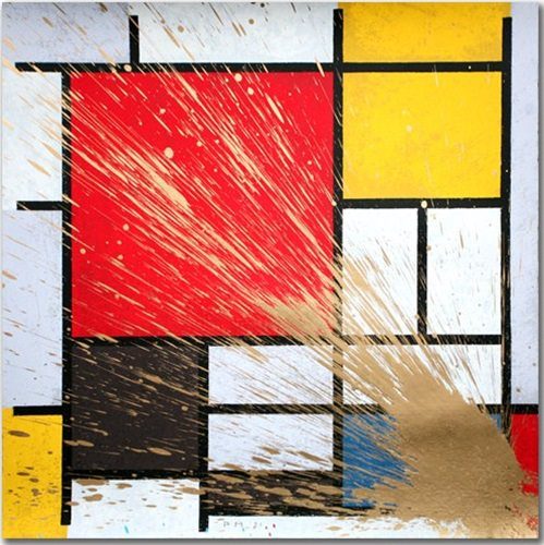Mondriart (Gold)