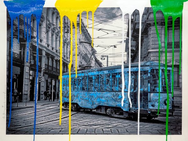 Tram Milan - Blue
