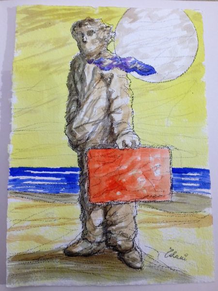 Le départ de l'homme de sable