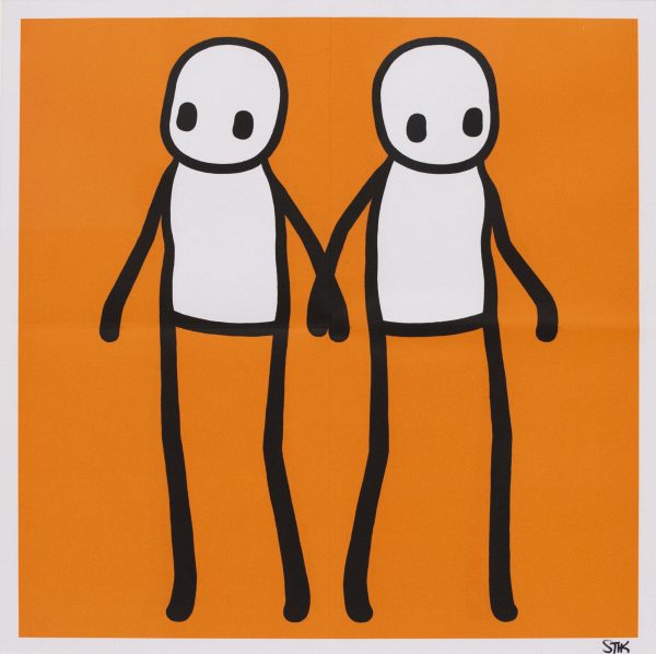 Holding Hands (Orange)