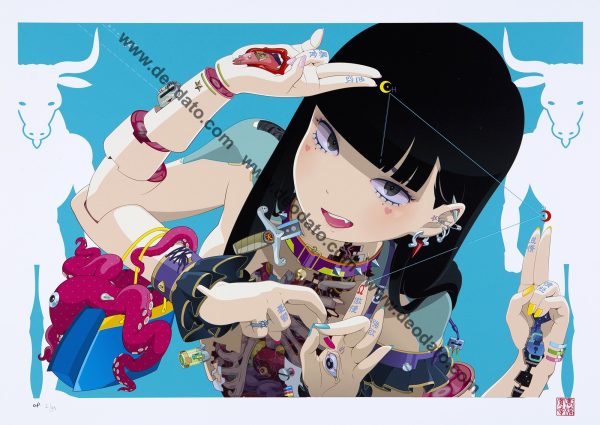 Cyber girl "shaman", costellazione del Toro