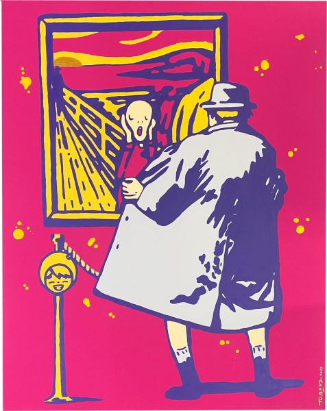 The Scream - Pink Purple