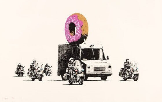 Banksy : Oeuvres en vente avec prix et devis Banksy : Oeuvres en vente avec prix et devis