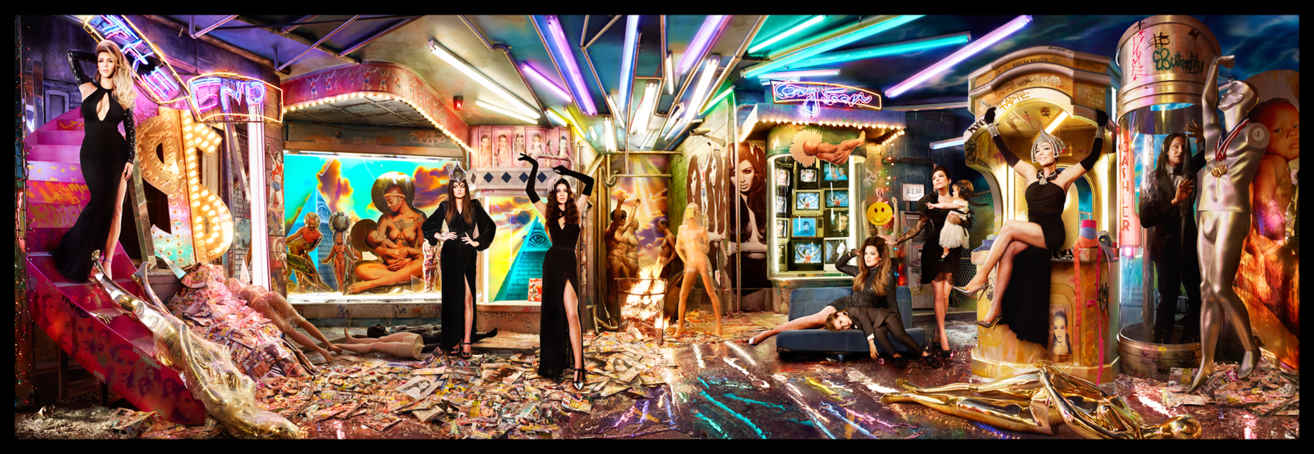 David LaChapelle - Kardashian - Showtime at the Apocalypse