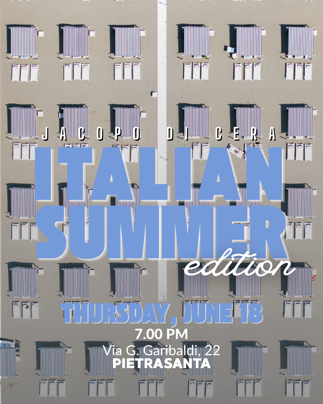Jacopo Di Cera: Italian Summer Edition