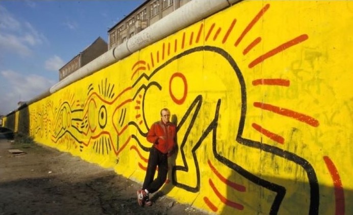 Keith Haring - Mur de Berlino