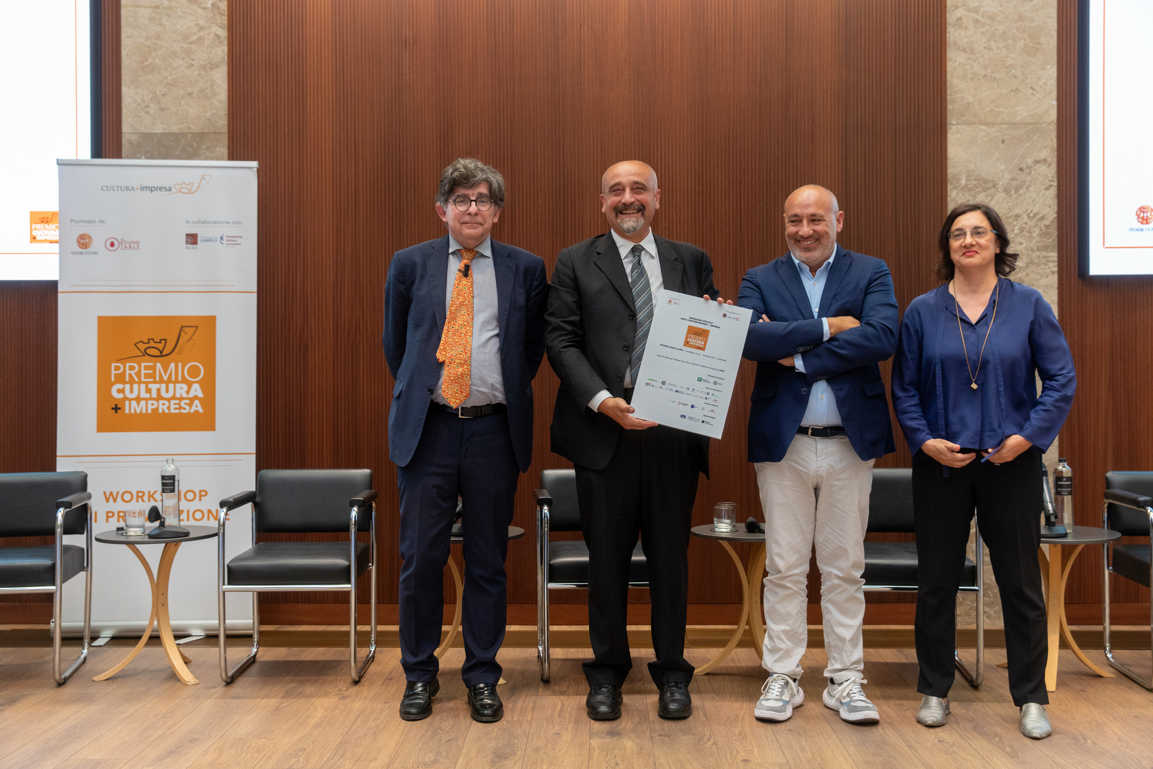 Menzione Speciale “Arte Contemporanea + Impresa” nell’ambito del Premio CULTURA + IMPRESA 2025
