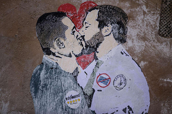 Tvboy - Salvini & Di Maio Kiss Tvboy - Salvini & Di Maio Kiss