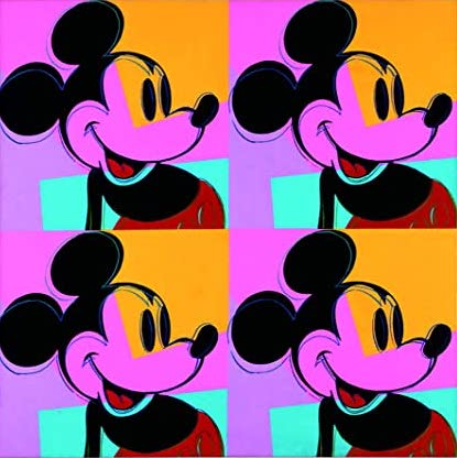 Andy Warhol: Quadrant Mickey Mouse (1986)