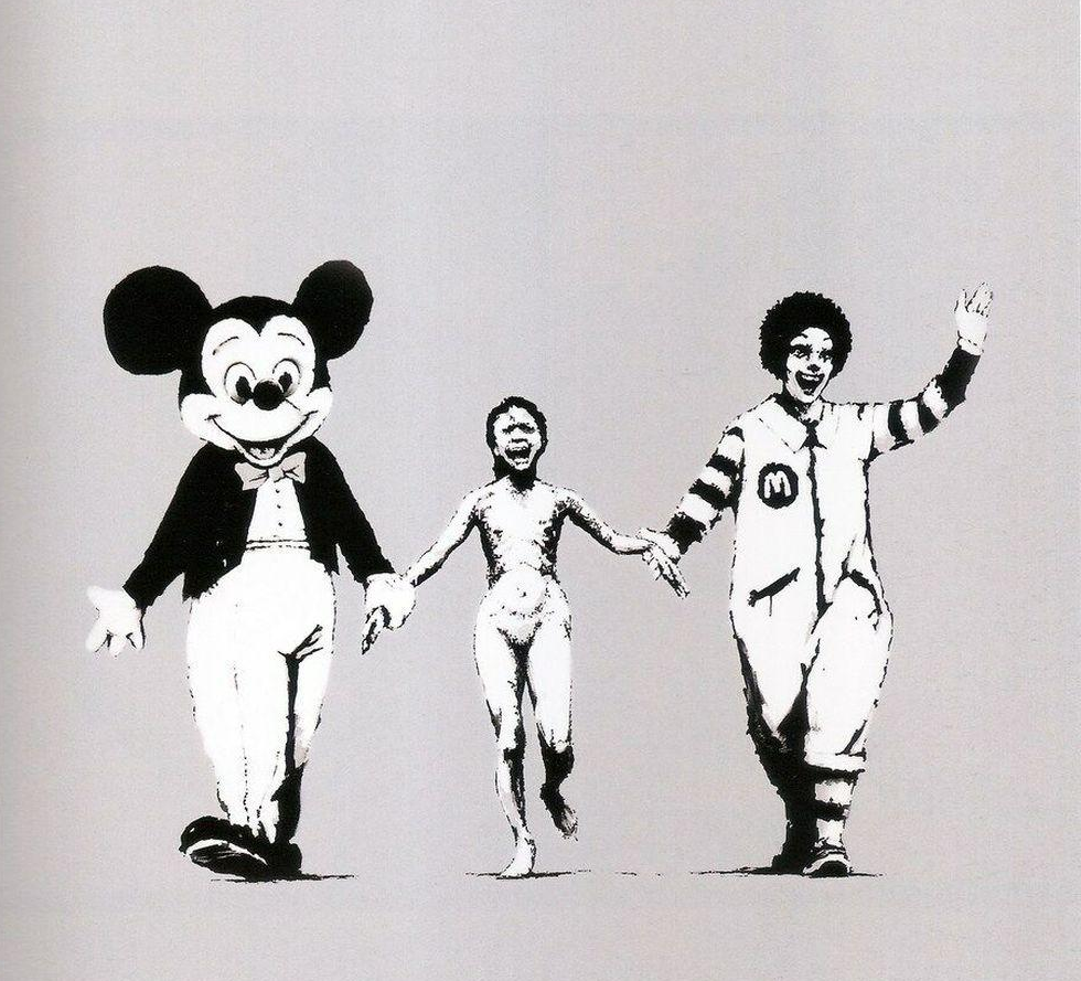 Banksy: Napalm Girl (2004)